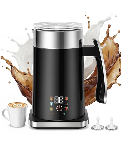 44 lbs Stainless Portable Countertop Self-Clean Ice Maker, 24 Square Cubes with Lcd Display