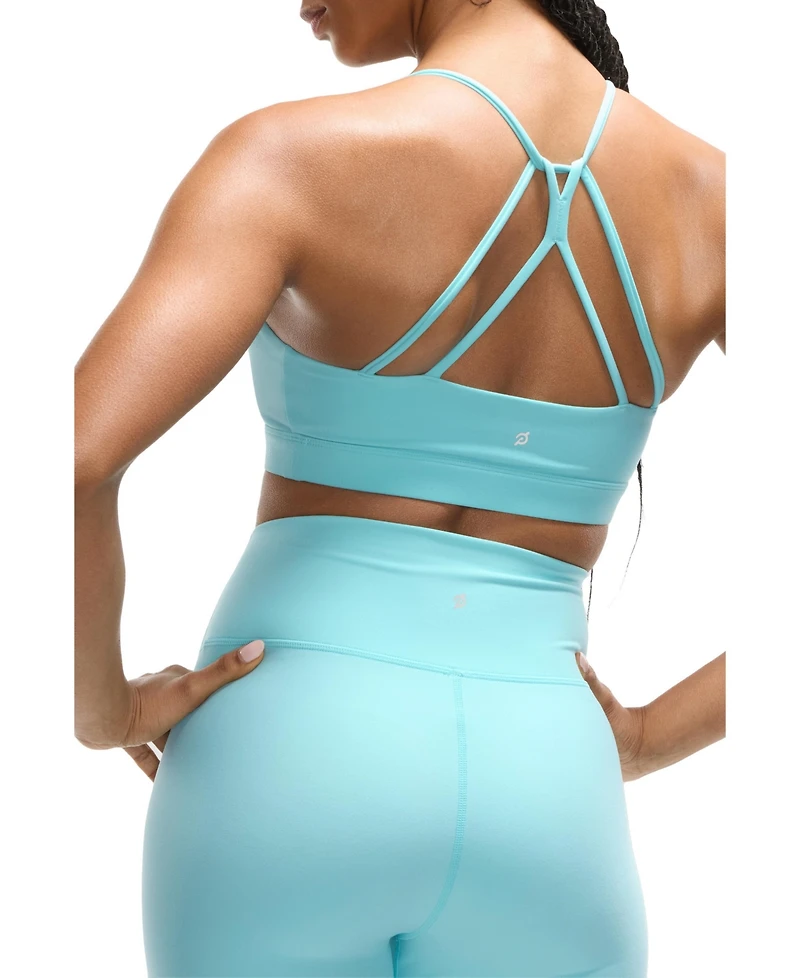Peloton Women's Cadent V-Neck Strappy Back Bra