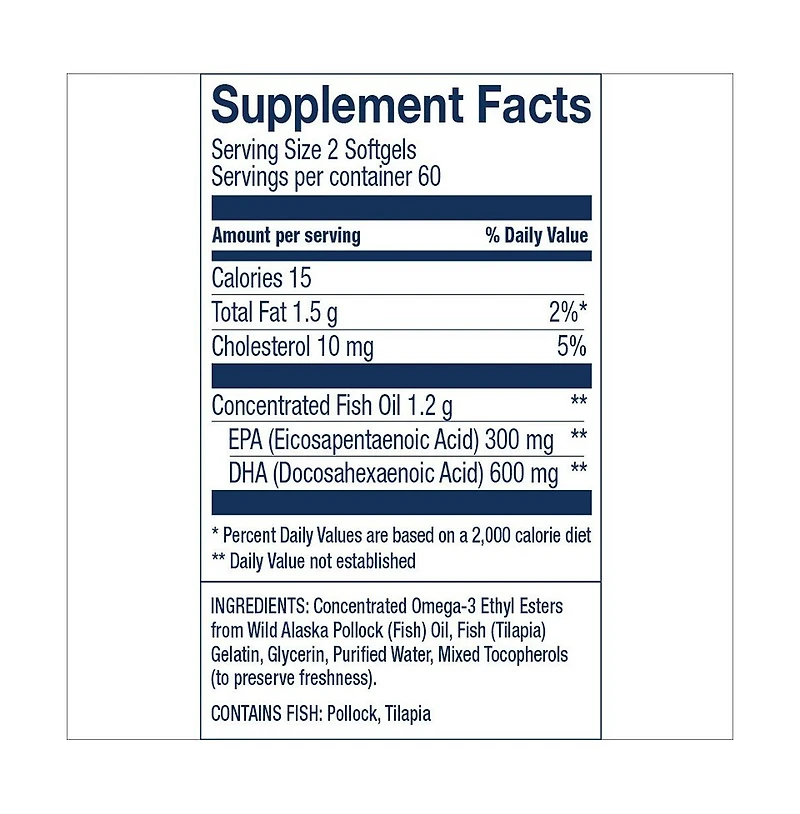 Wiley's Finest Wild Alaskan Fish Oil Peak Dha