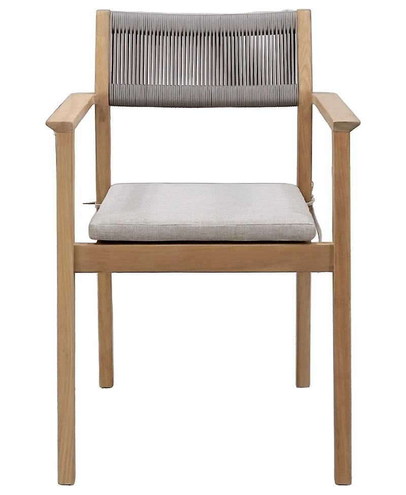 Bristol 31" Olefin Agate Stacking Chair with Cushion, Created for Macy's