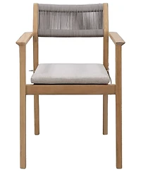 Bristol 31" Olefin Agate Stacking Chair with Cushion, Created for Macy's