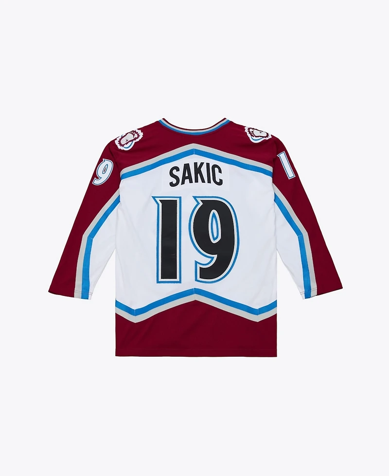 Mitchell & Ness Men's Joe Sakic White Colorado Avalanche 1995 Power Play Jersey