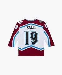 Mitchell & Ness Men's Joe Sakic White Colorado Avalanche 1995 Power Play Jersey