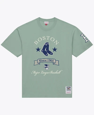 Mitchell & Ness Men's Green Boston Red Sox Yacht Rock T-Shirt