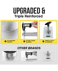 Heavy Duty Pineapple Corer & Slicer + Eye Removal Tool with Reinforced Blade