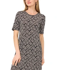 Vince Camuto Women's Crewneck Pull-On Maxi Dress