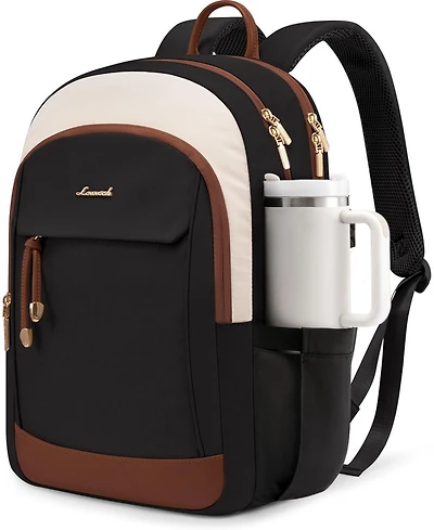 Lovevook Laptop Backpack for Women, 15.6 inch Waterproof College Woman with Compartment Computer Bag Travel Purse