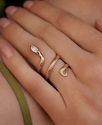Ettika Gold-Plated Serpentina Ring
