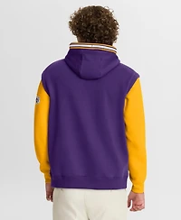 Fanatics Men's Purple/Gold Los Angeles Lakers Half Court Shot Clock Fastbreak Hoodie