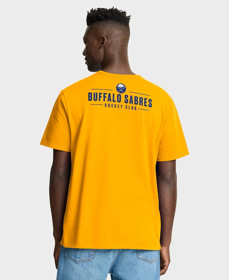 Fanatics Men's Gold Buffalo Sabres Crash The Net Legacy T-Shirt