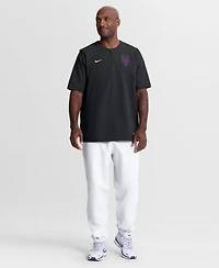 Nike Men's Black New York Mets Authentic Collection Dri-fit Quarter-Zip Windshirt