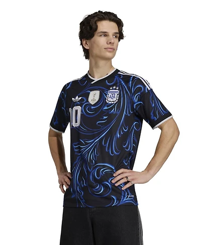 Adidas Men's Lionel Messi Black Argentina National Team 2026 Away Replica Jersey