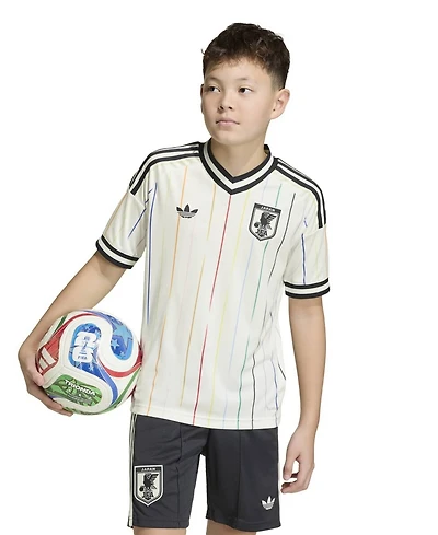 Adidas Big Boys and Girls White Japan National Team 2026 Away Replica Jersey