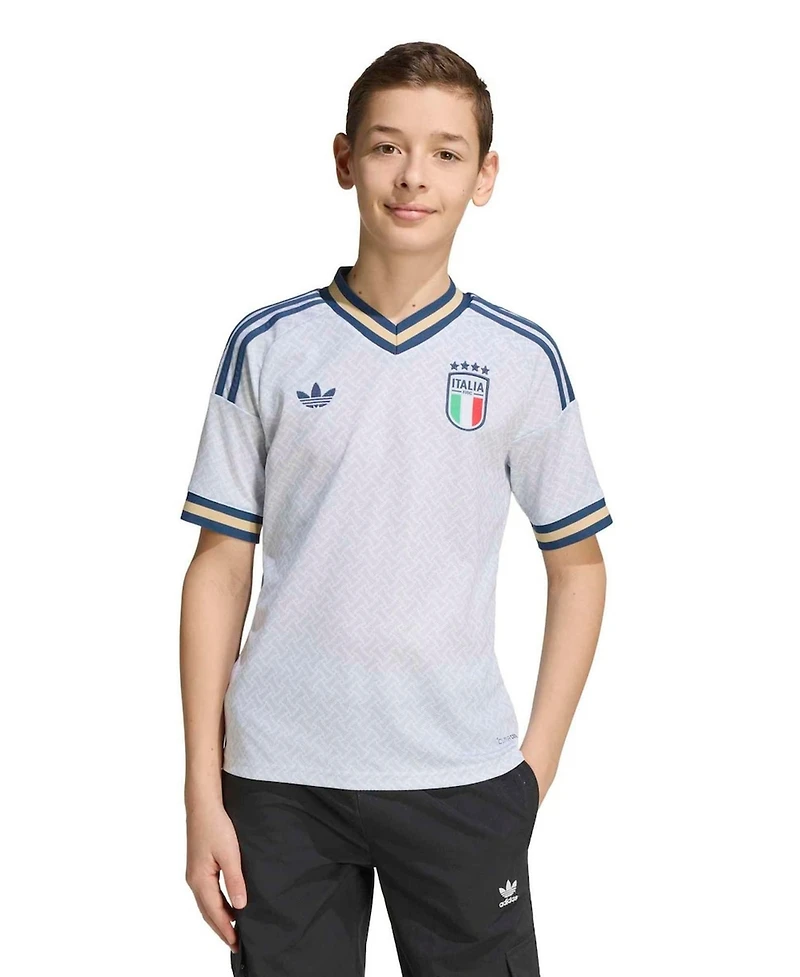 Adidas Big Boys and Girls Light Blue Italy National Team 2026 Away Replica Jersey