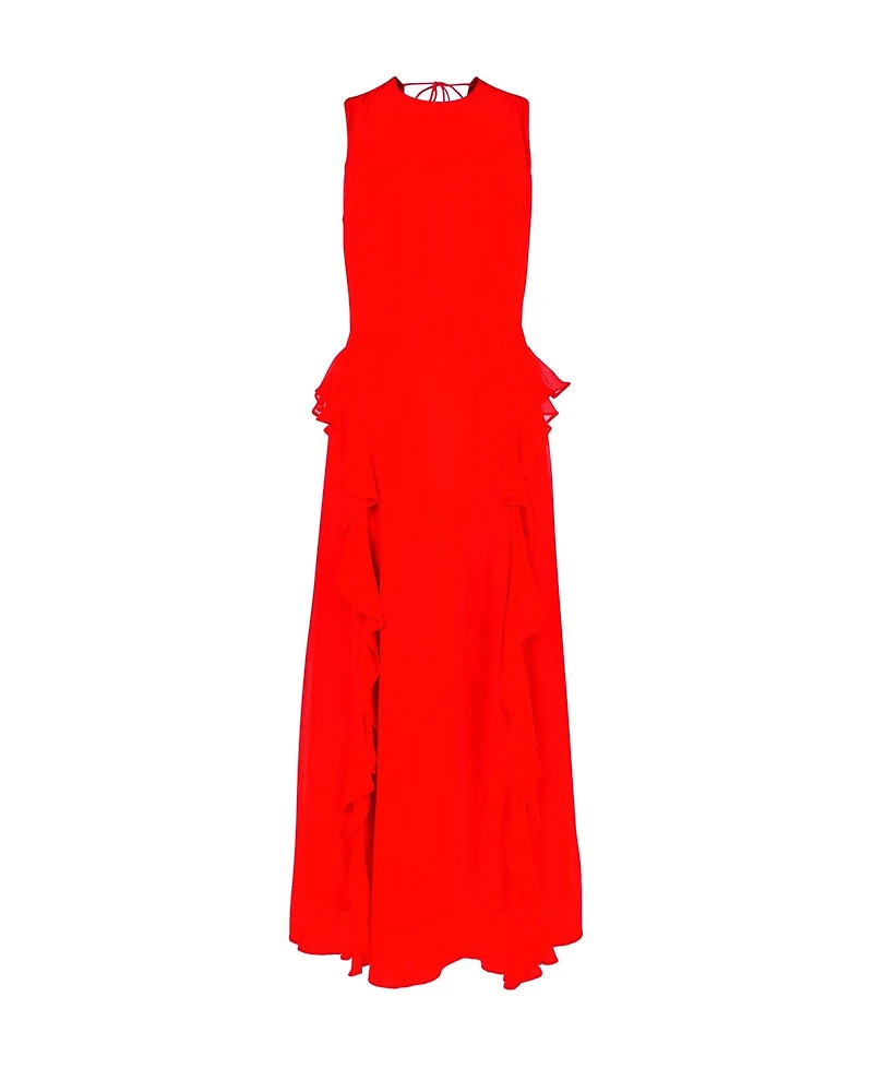 Whistles Women's Nellie Frill Detail Midi Dress