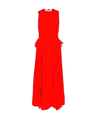 Whistles Women's Nellie Frill Detail Midi Dress
