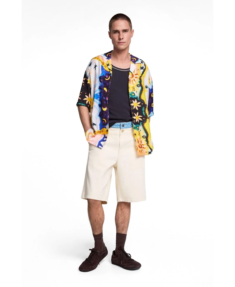 Desigual Men's Cosmos printed shirt