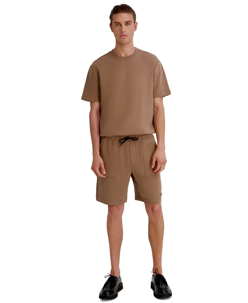 Karl Lagerfeld Paris Men's French Terry Drawstring Shorts