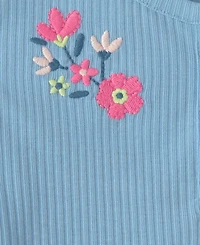Carter's Baby Girls' Floral Bodysuit and Pant, 2-Piece Set