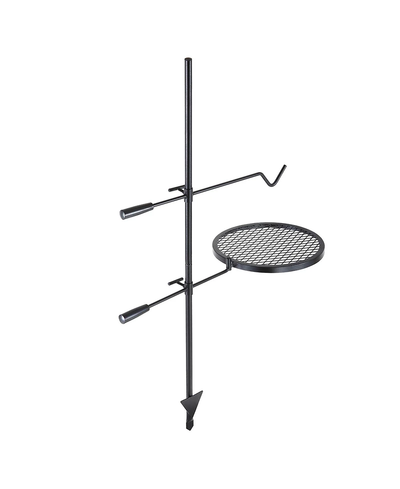 Cozito Swivel Campfire Grill, 32 x 14 x 48.2 inches Steel Grate with Adjustable Height