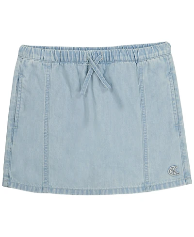 Calvin Klein Girls' 7-16 Denim Skorts