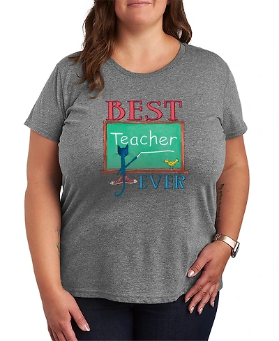 Hybrid Apparel Plus Pete the Cat Best Teacher Graphic T-Shirt