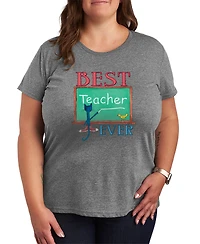 Hybrid Apparel Plus Pete the Cat Best Teacher Graphic T-Shirt