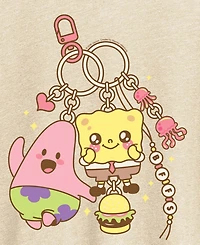 Hybrid Apparel Plus SpongeBob SquarePants Kawaii Keychain Graphic T-Shirt