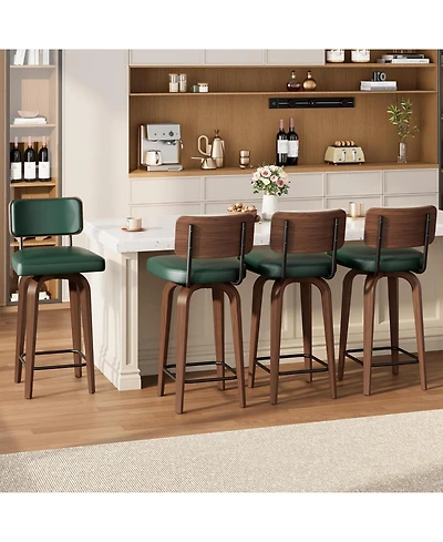 gaomon Swivel Bar Stools Set of 4