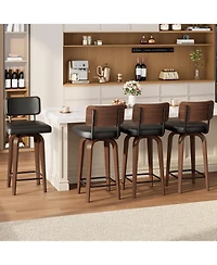 gaomon Swivel Bar Stools Set of 4