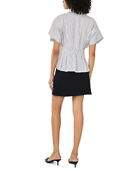 Vince Camuto Women's Pleat Waist Dolman-Sleeve Blouse