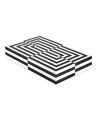Jonathan Adler Op Art Backgammon Set