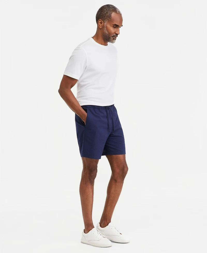 Club Room Men's Seersucker 7" Shorts, Macy's Exclusive