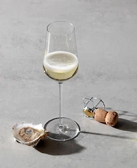 Zwiesel Glas Nektar Handmade Champagne Glasses, Set of 2