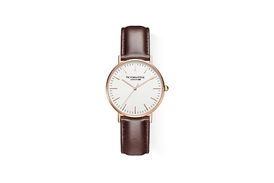 Victoria Hyde London Minimalist Leather strap Watch Classic Timepiece for Men