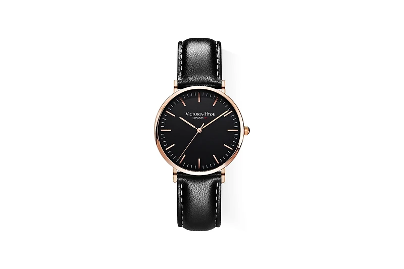 Victoria Hyde London Minimalist Leather strap Watch Classic Timepiece for Men