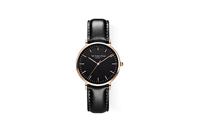 Victoria Hyde London Minimalist Leather strap Watch Classic Timepiece for Men