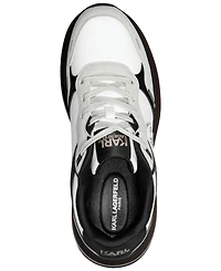 Karl Lagerfeld Men's Nadir Mixed-Media Lace-Up Runner Sneakers