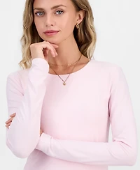 Hippie Rose Juniors' Crewneck Long-Sleeve T-Shirt