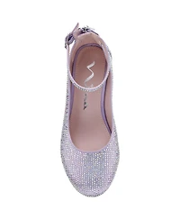 Nina Girls LENNIE2 Light Rhinestone Dress Shoes