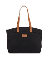 Susu Women's Canvas Laptop Tote Bag Commuter Work Everyday Shoulder Purse