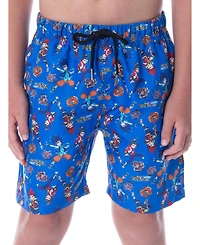 Beyblade Boys Burst Spinner Tops Character Allover Print Swim Trunks