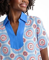 UNTUCKit Women's Linen Blend Paola Tunic Dress