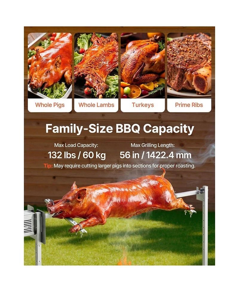 Cozito Electric Rotisserie Grill Kit