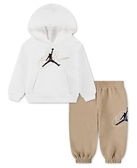 Jordan Baby Boys' Swoosh Logo Hoodie and Jogger Pants, 2-Piece Set