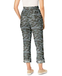 Woman Within Petite 2 1 Convertible Cargo Pant to Capri