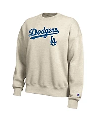 Champion Women's Oatmeal Los Angeles Dodgers All-Star Sweatshirt