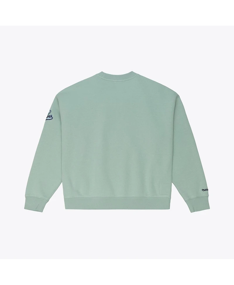 Mitchell Ness Women's Green Los Angeles Dodgers Yacht Rock Sweatshirt