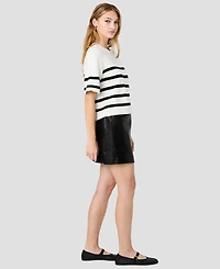 French Connection Women's Sloane Knit Short-Sleeve Top
