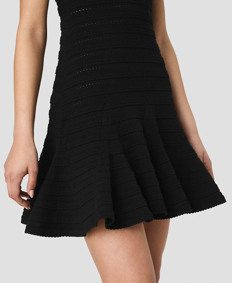 French Connection Women's Cecilia Pointelle Knit Sleeveless Dress
